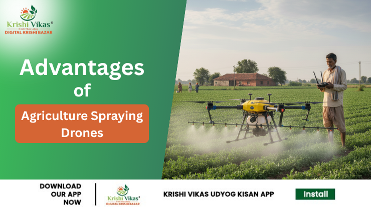 Advantages of agricultural spraying drones